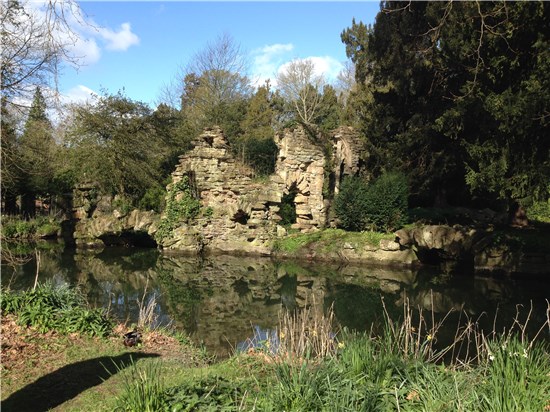 Gothic Ruin at Belton House, Lincolnshire